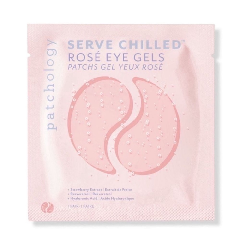 $3 🌙 Patchology Rose Eye Gels Serve‎ Chilled 🆕 1 Pair